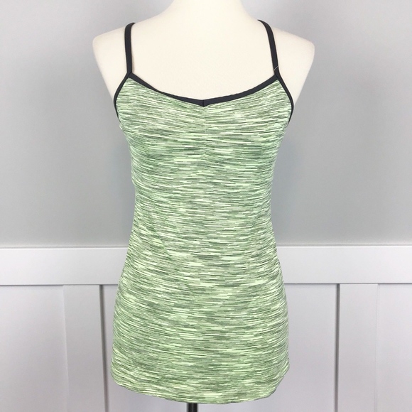 Lucy Tops - Lucy Athletic Racerback Tank Top Green Medium